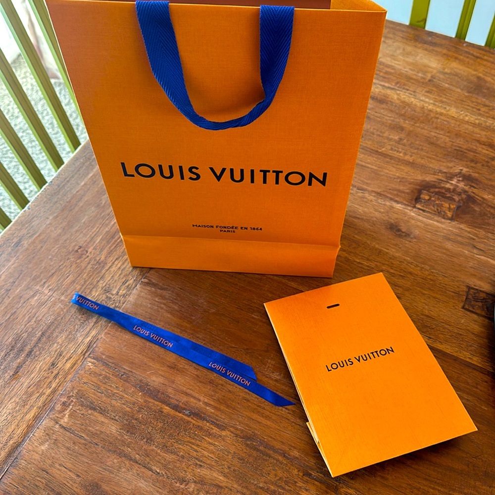 Brand New Louis Vuitton Shopping Bag, mini bag, and Ribbon💙